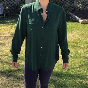 Dark green Juicy couture buttondown